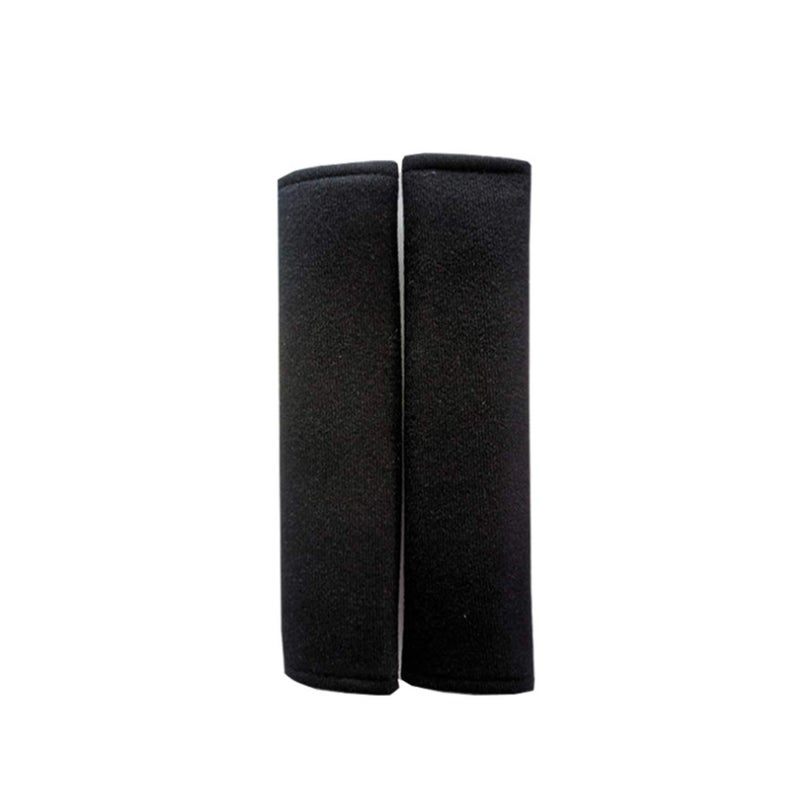 SUNTRADE Car Seat Belt Pad Cover kit2Pack Soft Car Safety Seat Belt Strap Shoulder Pad for Adults and Children Black