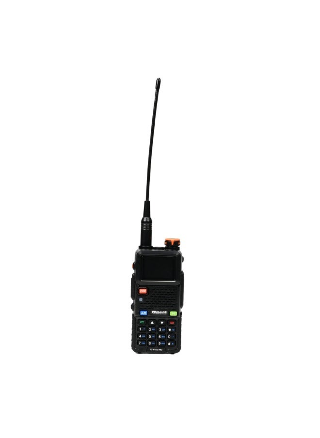 PROMAGE Promage Connect PC-WT910 PRO Dual Band (VHF/UHF) Analog Portable Two-Way Radio Eight Pack Walkie-Talkies, 50- 55Hz, 1500mAh Battery, Compact Hand Held Transceiver, High Quality And Reliable, Black | 8 - Pack  - Image 3
