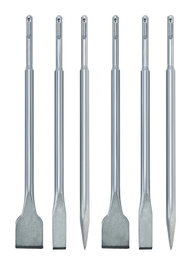YaeTek 6pcs SDS Plus Hammer Drill Chisel Set: Point, Flat (20mm, 40mm) & Wide Chisels - SDS Plus Masonry Chisels by YaeTek - Image 2