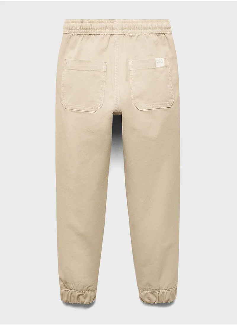 MANGO Kids Light Wash Trousers