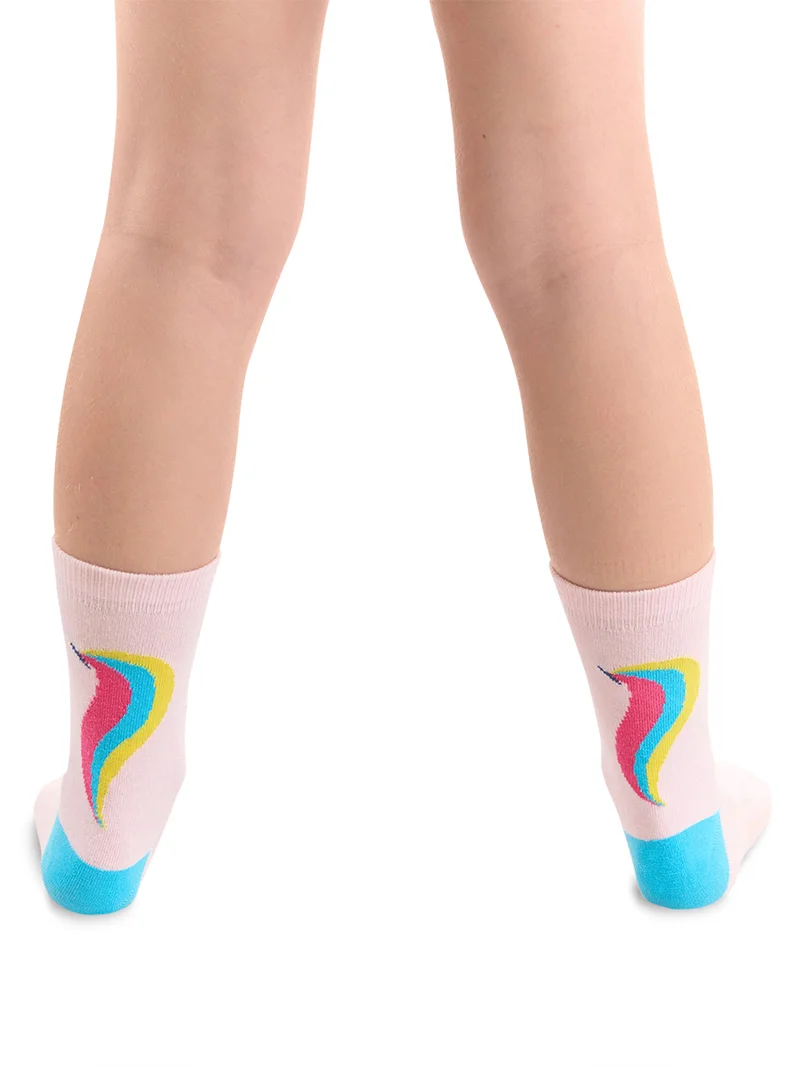 دينوكيدس طقم جوارب بناتي بنجوم قوس قزح