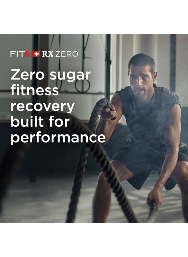 LIFEAID FITAID RX Zero Sugar, Encapsulated Creatine, Workout Recovery Drink, All-In-One Blend, BCAAs, Glucosamine, Turmeric, B-Complex, Electrolytes, Blue Raspberry, 12 Fl Oz (Pack of 24) - Image 5