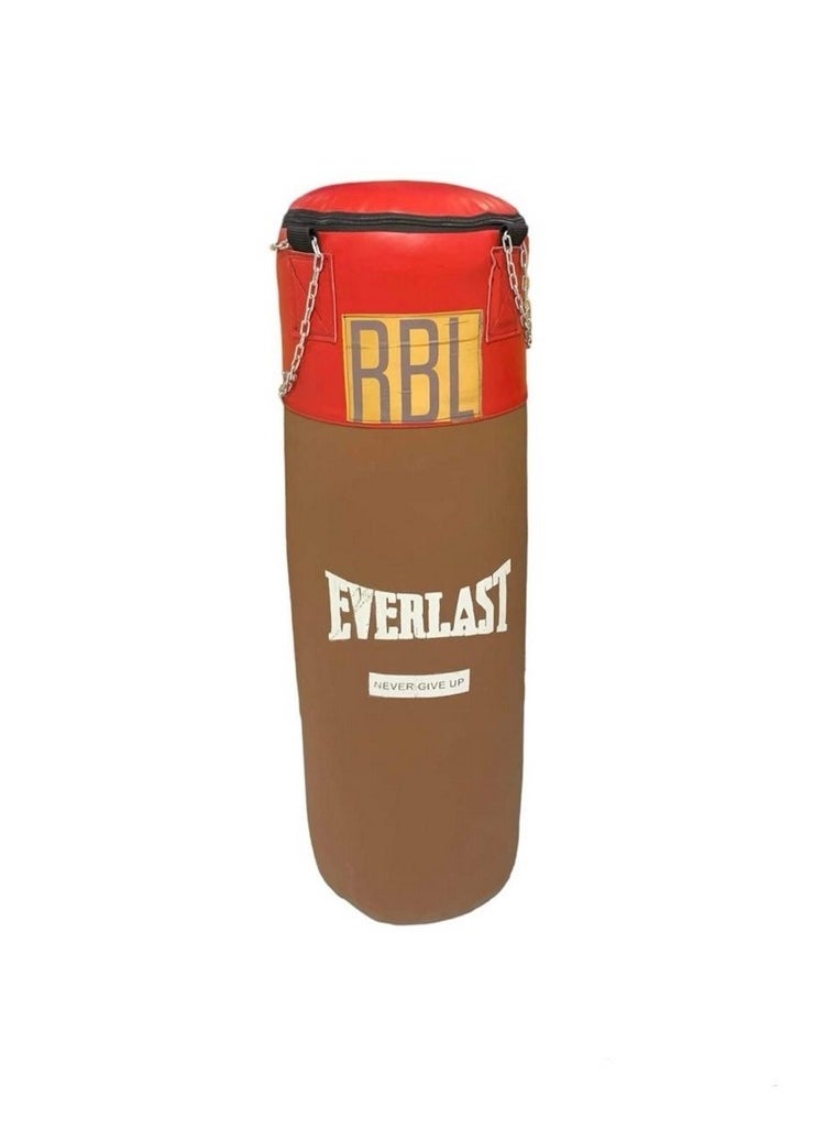 Grand - Hanging Boxing Sandbag 120cm - Brown And Red - Image 1