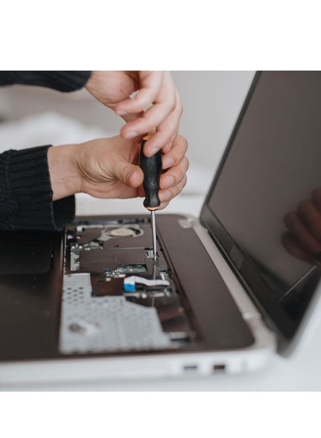 2pcs T8H Carbon Steel Non-Magnetic Security  Point Head Precision Screw Driver with Non-slip Handle for Appliances Repair Improvement - Image 5