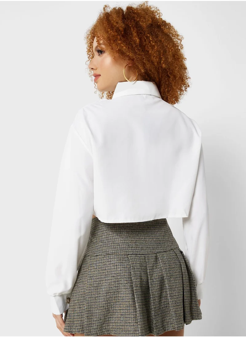 Ginger Front Ruffle Detail Shirt