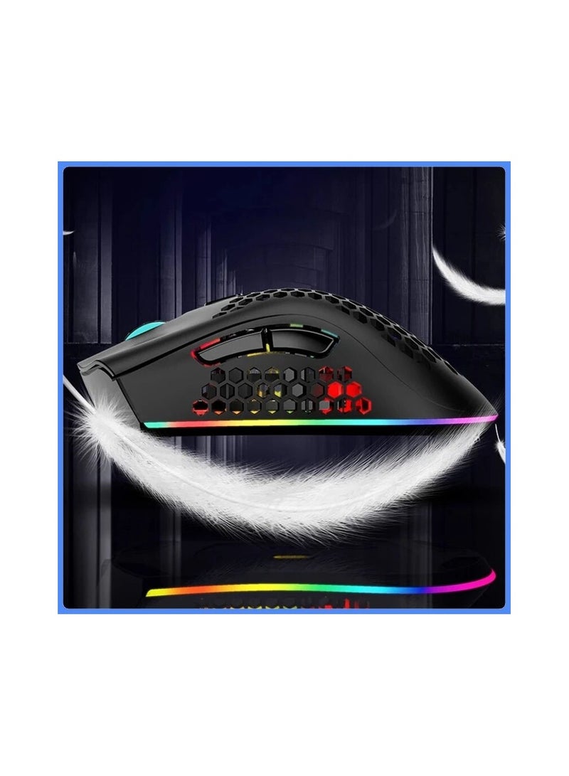 Wireless USB Rechargeable Mouse Lightweight Gaming Mouse - Image 4