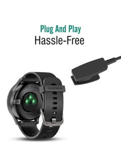 Y&D Charger for Garmin Forerunner 235/35/ 35J/ 64/230/ 630/645/ 645 Music/ 735XT/ Vivomove HR/Approach S20/ G10/ Lily Watches ，Smart Watch Replacement Charging Clip Sync Data Cable  - Image 3