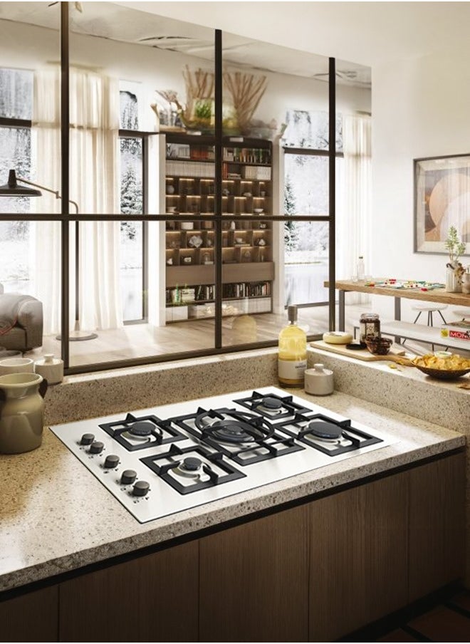 kitchen Line Surface 5 Gas Stove - 90 cm - Separate Medium - Italian - Steel - J5020  - Image 4