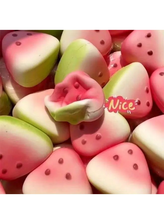 Watermelon Squishy Sensory Toy Slow Rebound Fidget Stress Relief Durable TPU Realistic Seeds Therapeutic Play Watermelon Pinch Soft Summer Fun - Image 5