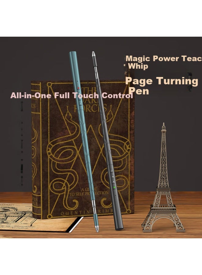 Whist Z3 Green Retractable Teaching Pointer, Ppt Page-turning Pen, Green Laser Pointer, Compatible With Seewo Learning Machine, Touch Control Pointer, All-in Writing Multi-functional Remote Control Pen, Teacher's Ruler - Image 4