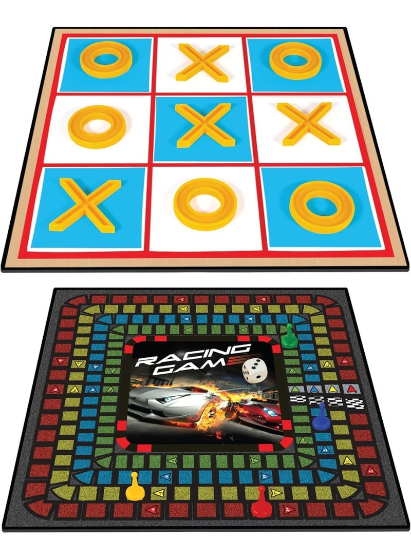 Ambassador Classic Games - 2-in-1 Racing Game, Tic-Tac-Toe (basic) - Image 3