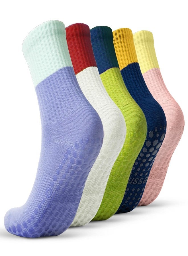 Eessmo Grip Socks for Women, Non Slip Pilates, Barre & Daily Use | Barefoot Exercise, Home Wear & Hospital - Image 1