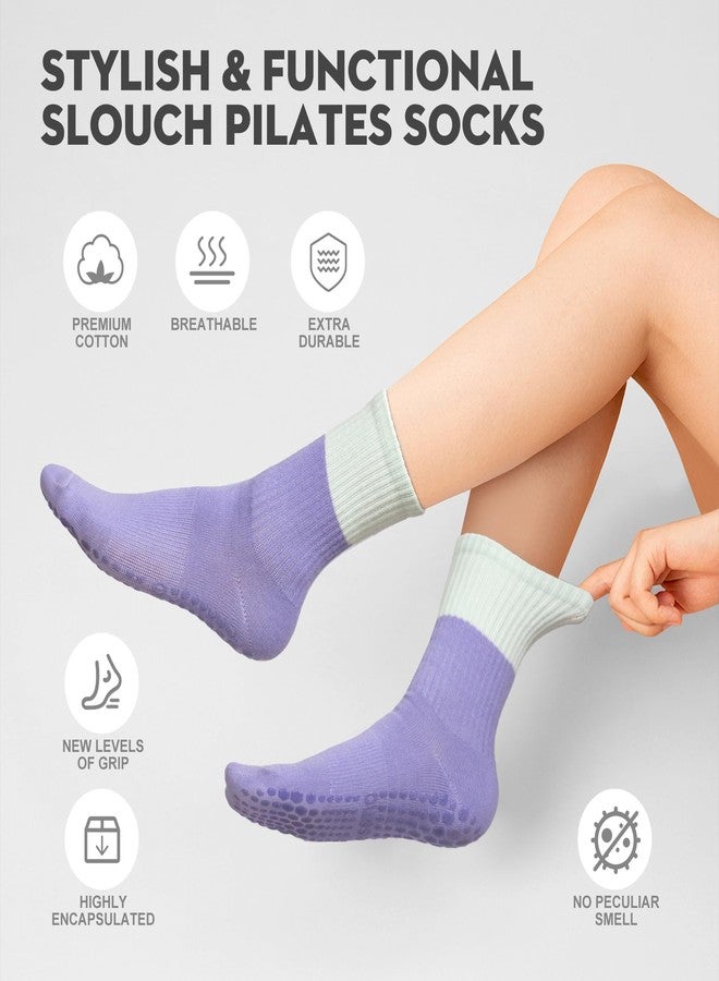 Eessmo Grip Socks for Women, Non Slip Pilates, Barre & Daily Use | Barefoot Exercise, Home Wear & Hospital - Image 5