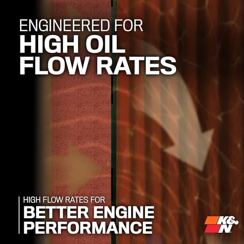 K+N K&N Motorcycle Oil Filter: High Performance, Premium, Designed to be used with Synthetic or Conventional Oils, Wrench Off Nut: Fits Select KTM Vehicles, KN-156 - Image 5