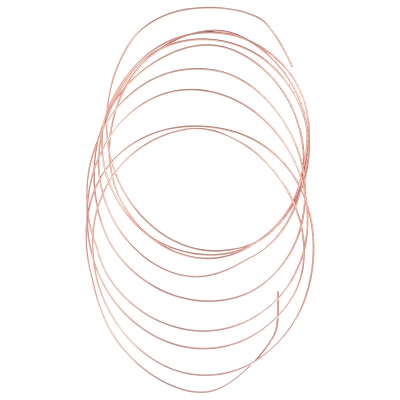 Conductive 1.5mm Diameter Bare Copper Wire 5m Roll for Electrical Wiring and DIY Craft Applications - Image 1
