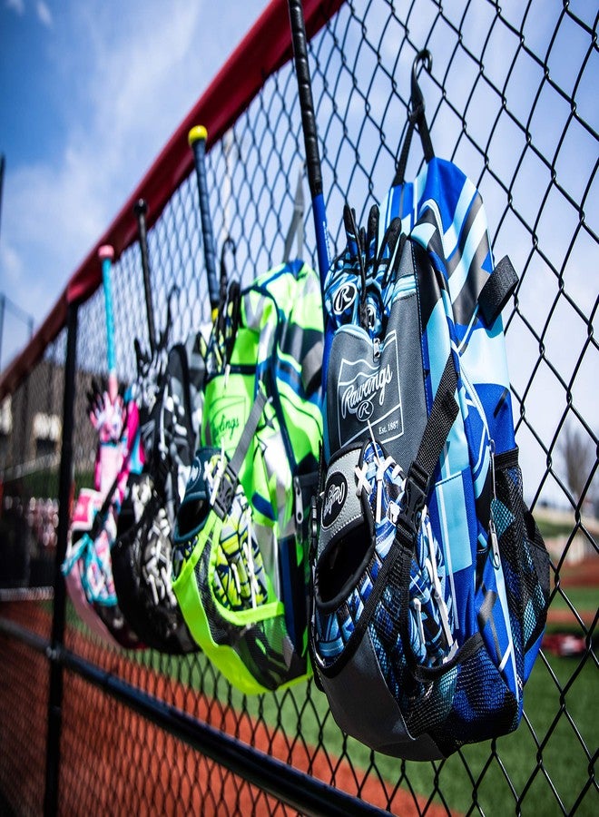 Rawlings رولينغز | حقيبة ظهر معدات ريمكس | كرة البيسبول والكرة اللينة للشباب | أزرق ملكي - Image 5