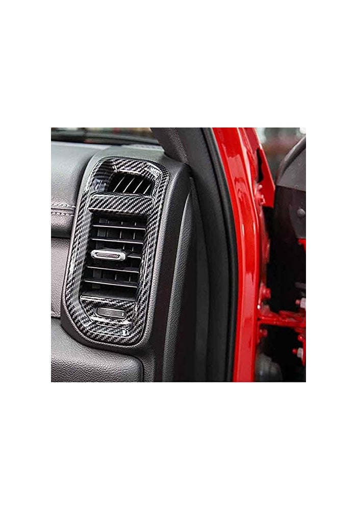 demulax Carbon Fiber Air Conditioning Vent Cover for RAM1500 - Image 4
