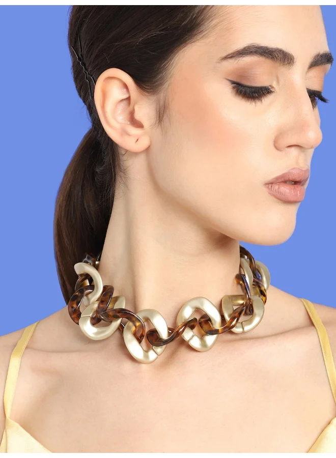 SOHI Party Artificial Chain Necklace Jewellery