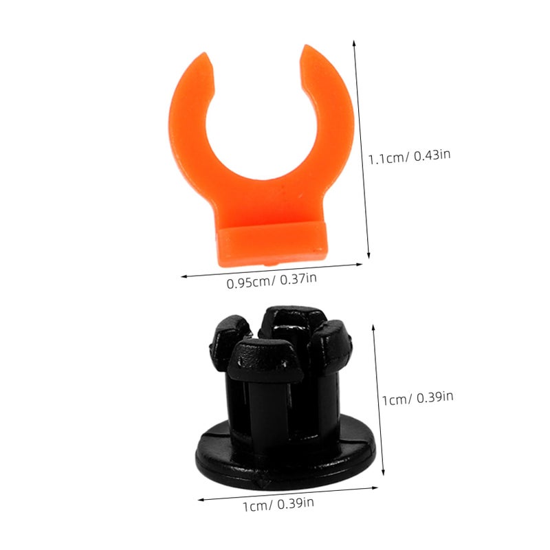 3D Printer Bowden Tube Clamps and Fittings Holder Set Black Easy Installation Secure Grip - Image 3