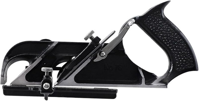 Adjustable Blade Carpenter Plane Hand Tool with Durable Cast Iron Base Portable Wood Planer for Smoothing - Image 2