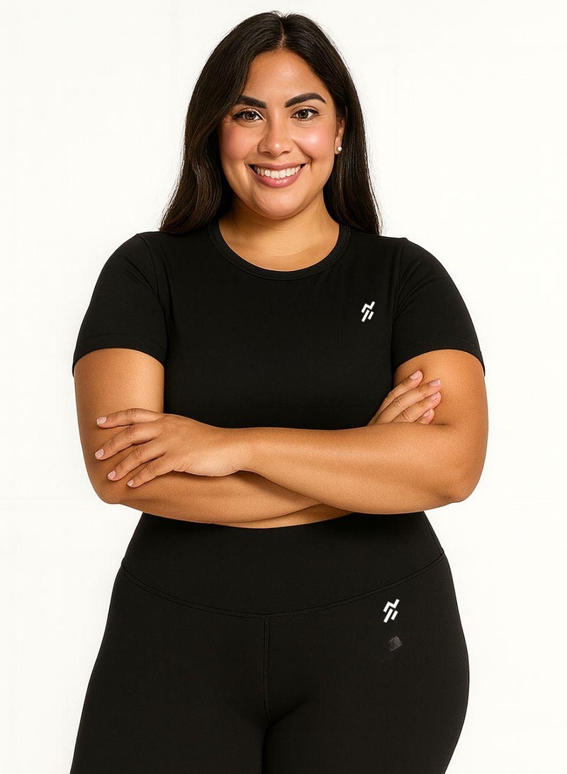 Moveletix Plus Size Activewear Crop Top Soft - Image 4