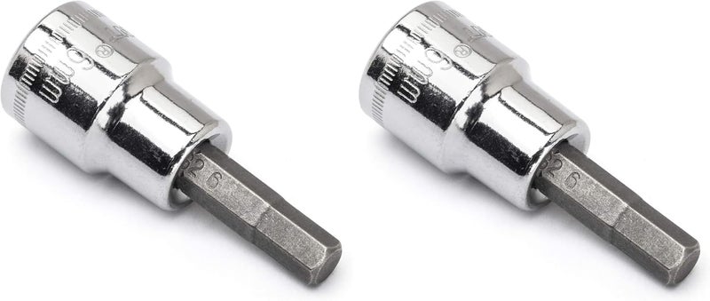 3/8" Drive Hex Bit Metric Socket 6mm - CHBS9N (Pack of 2)