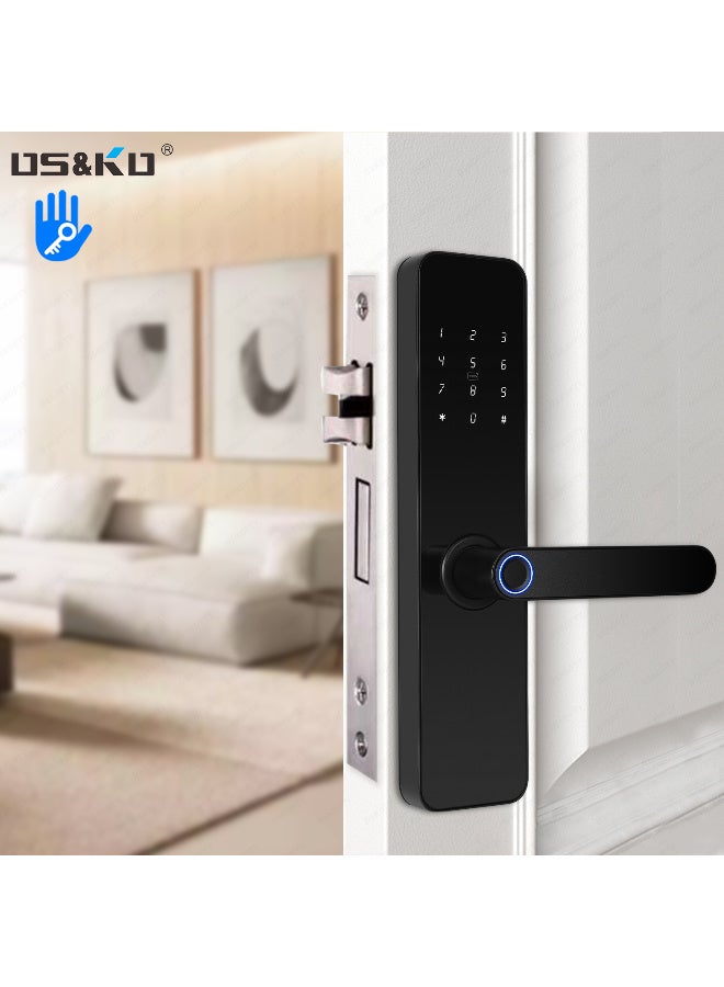 Easy to install, fingerprint smart door lock with TT Lock APP support - Image 1