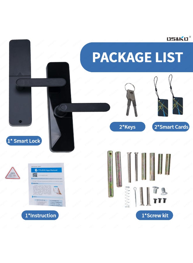 Easy to install, fingerprint smart door lock with TT Lock APP support - Image 5