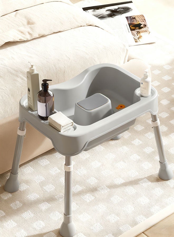 Lasola Hair Washing Tray, Portable Foldable Shampoo Basin, Hair Washing Basin Head Portable Shampoo Basin Ideal for Elderly Pregnant Kids Bedridden  Injured Elderly Disabled Handicapped Clean Hair, Home Use - Image 3