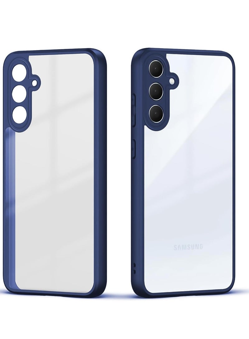 Case Cover Shockproof Hard PC Back Soft TPU Frame Anti-yellowing Slim Protective Cover Compatible with Samsung Galaxy A16