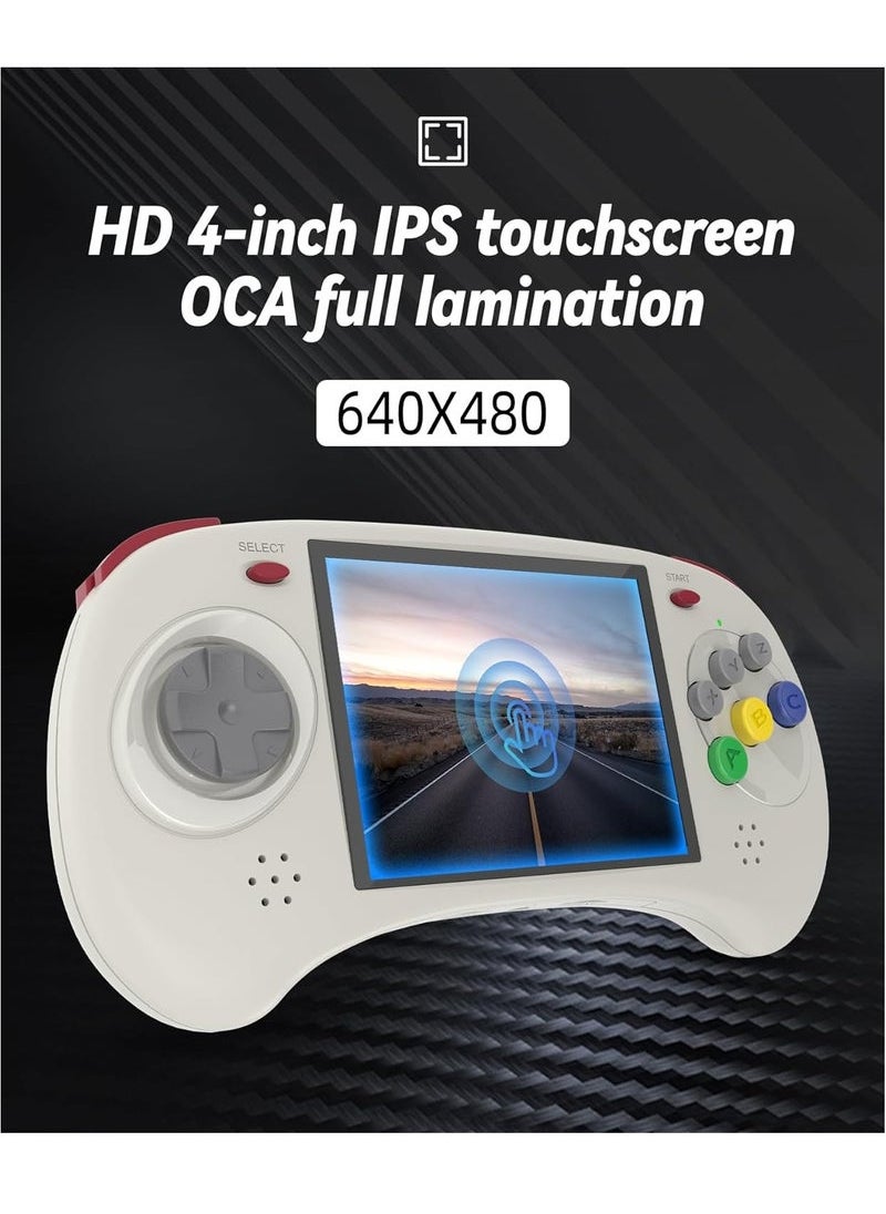 ANBERNIC  - RG ARC D Retro Handheld Game Console, Dual OS Android 11 and Linux System with 128G SD Card 4541 Games Support 5G WiFi 4.2 Bluetooth Moonlight Streaming and HDMI Output (Grey) - Image 1