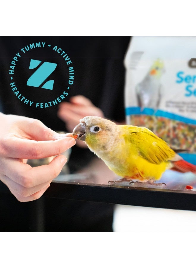 ZuPreem ZuPreem Sensible Seed Bird Food for Medium Birds, 2 lb Bag - Premium Blend of Seeds, FruitBlend Pellets for Lovebirds, Quakers, Small Conures, Cockatiels  - Image 3