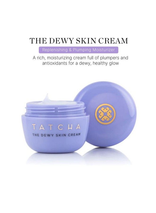 TATCHA كريم البشرة الندي؛ كريم غني لترطيب البشرة الجافة والمختلطة وحمايتها؛ 10 مل / 034 أونصة - Image 3