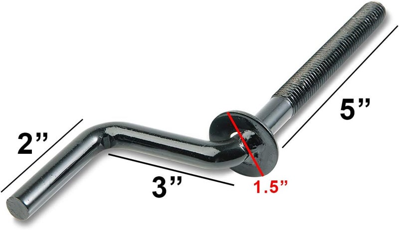 Raider TDB-1209 5/8" Tie Down Bolt for Snowmobile Trailer Tie Down Bar/Crank Plate - Image 2