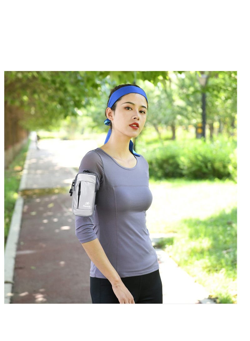 SYOSI Arm Bag Arm Wallet Gym Pouch Phone Holder Armband, Waterproof Running Pack Workout Gear Phone Holder for Running  - Image 3