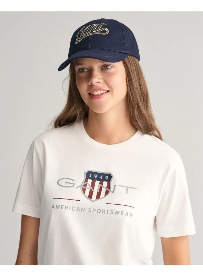 غانت تي شيرت جانت أركايف شيلد بأكمام قصيرة