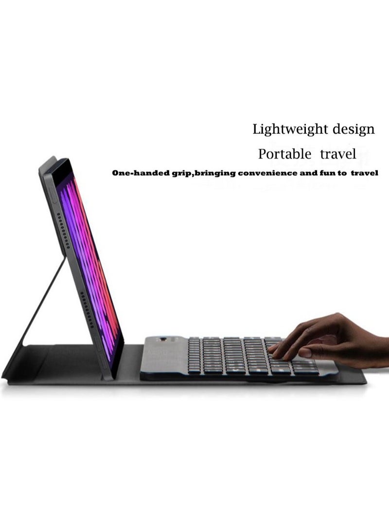 SOLARAE Slim Shell Lightweight Case Cover with Magnetically Detachable Wireless Keyboard for 8.3 Inch iPad Mini 6th Gen 2021 A2568/A2569 - Image 2