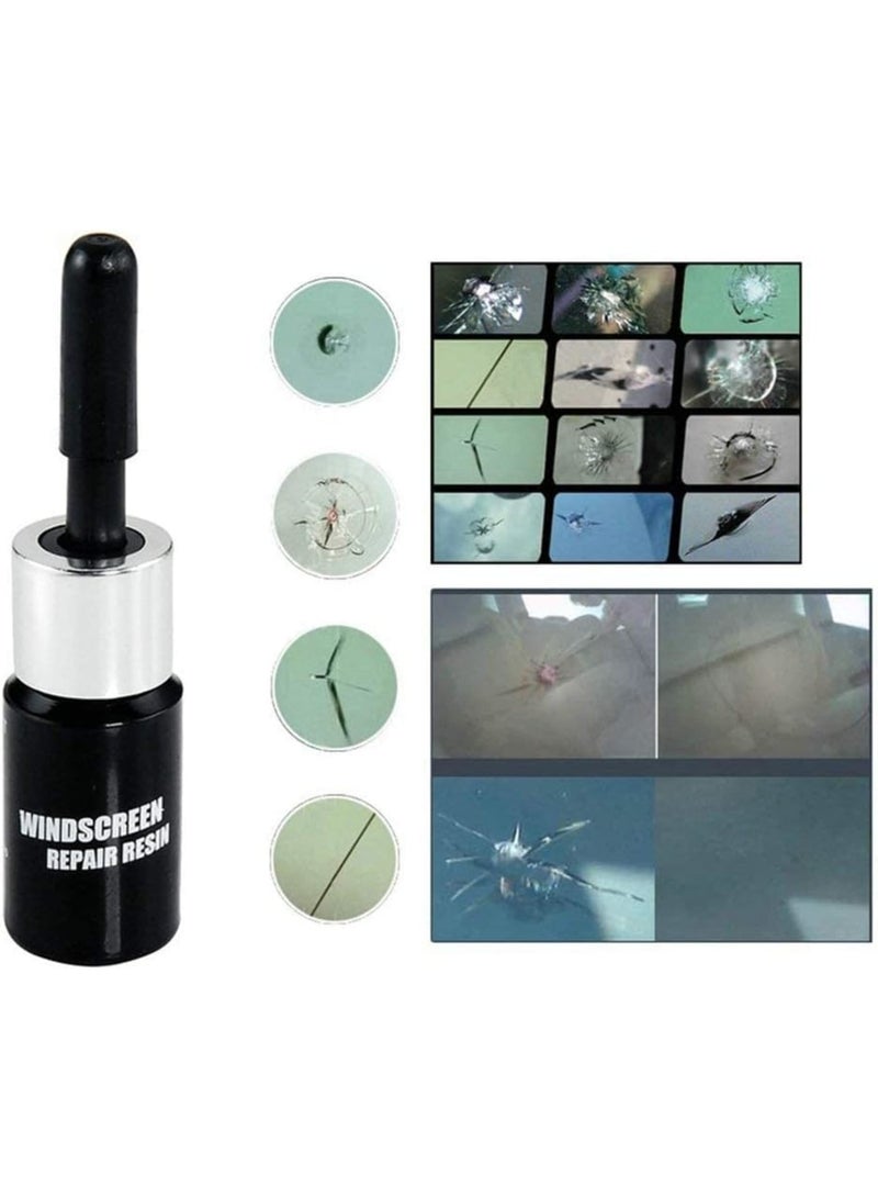 SOLARAE Fast Repair DIY Car Windshield Repair Kit, Windshield Repair Kit, to Fix Auto Glass Windshield Crack Chip Scratch, for Bulls Eyes Star Half Moon Long Crack Combination Repairment - Image 3