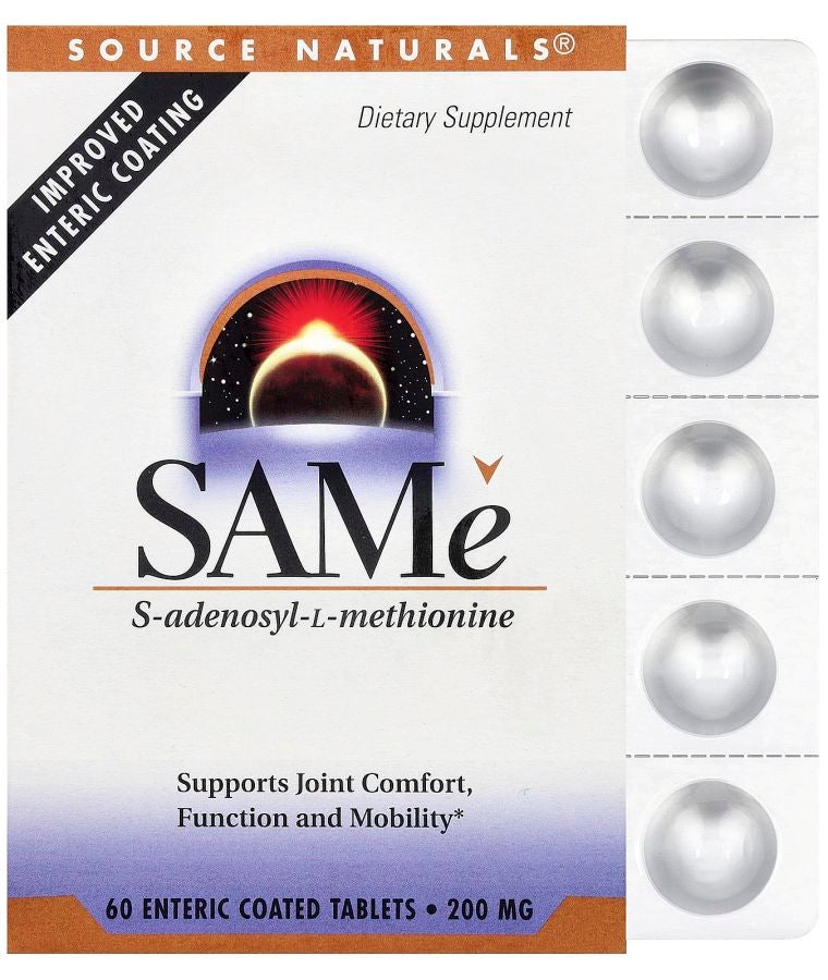 SAMe 60 Enteric Coated Tablets (200 mg per Tablet)