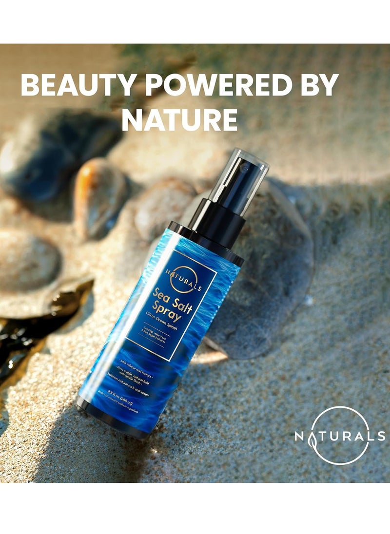 O Naturals - O Naturals Sea Salt Spray for Men - 8 oz, Citrus Ocean Splash - Hair Texturizing & Wavy Hair Product - Image 1