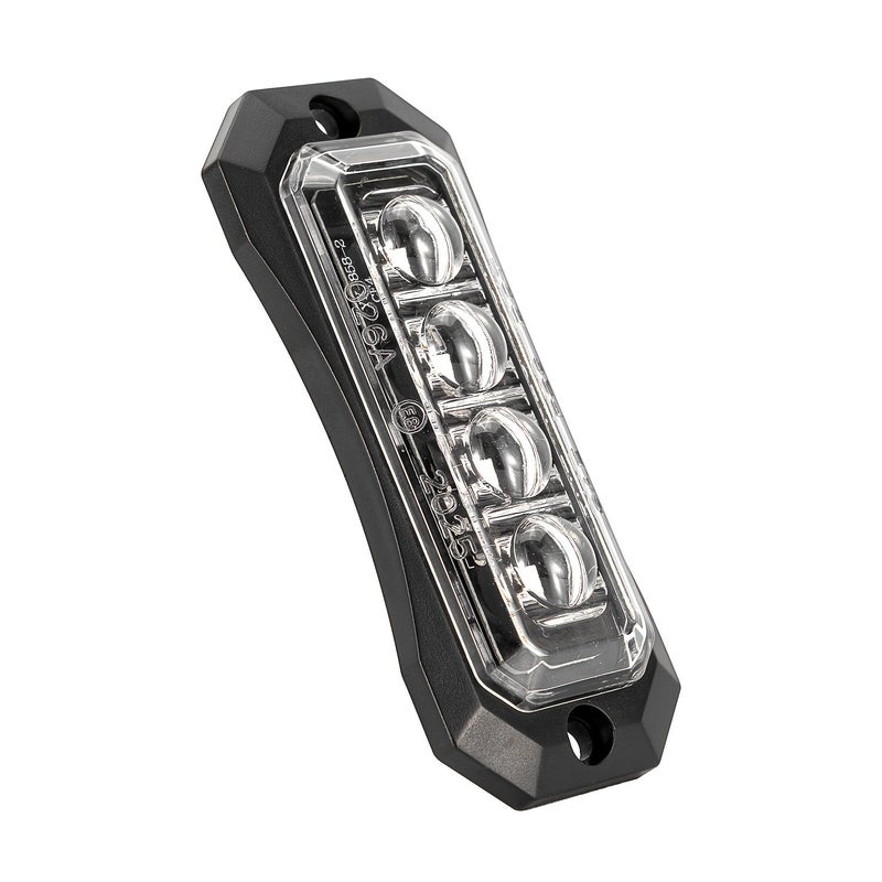 2pcs White 4LED Car Truck Side Marker Lights 12 24V Lens Lights - Image 4