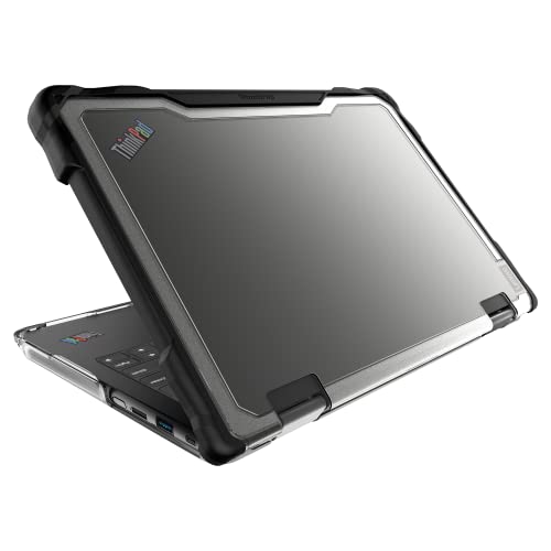 Gumdrop Cases Gumdrop SlimTech Laptop Case Fits Lenovo ThinkPad 11e Yoga (Gen 6) 2-in-1 Designed for K-12 Students Teachers & Classrooms | Drop Tested Rugged Shockproof Bumpers for Reliable Device Protection– Black - Image 1