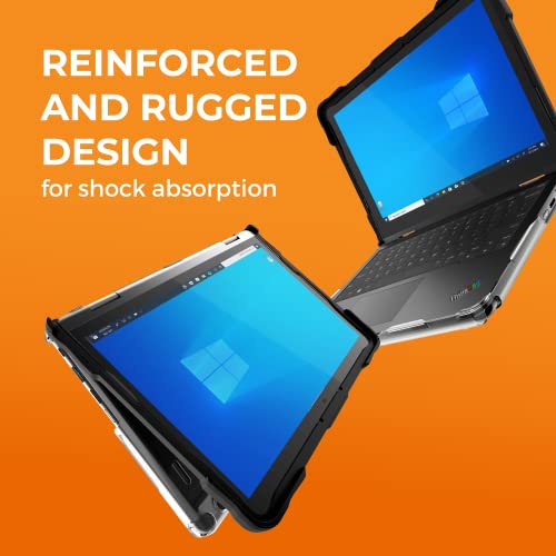 Gumdrop Cases Gumdrop SlimTech Laptop Case Fits Lenovo ThinkPad 11e Yoga (Gen 6) 2-in-1 Designed for K-12 Students Teachers & Classrooms | Drop Tested Rugged Shockproof Bumpers for Reliable Device Protection– Black - Image 4