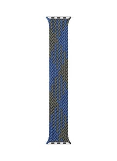 Ethnic Replacement Watchband For Apple Watch Series 1/2/3/4/5/6/7/SE 38-40-41mm Blue/Green