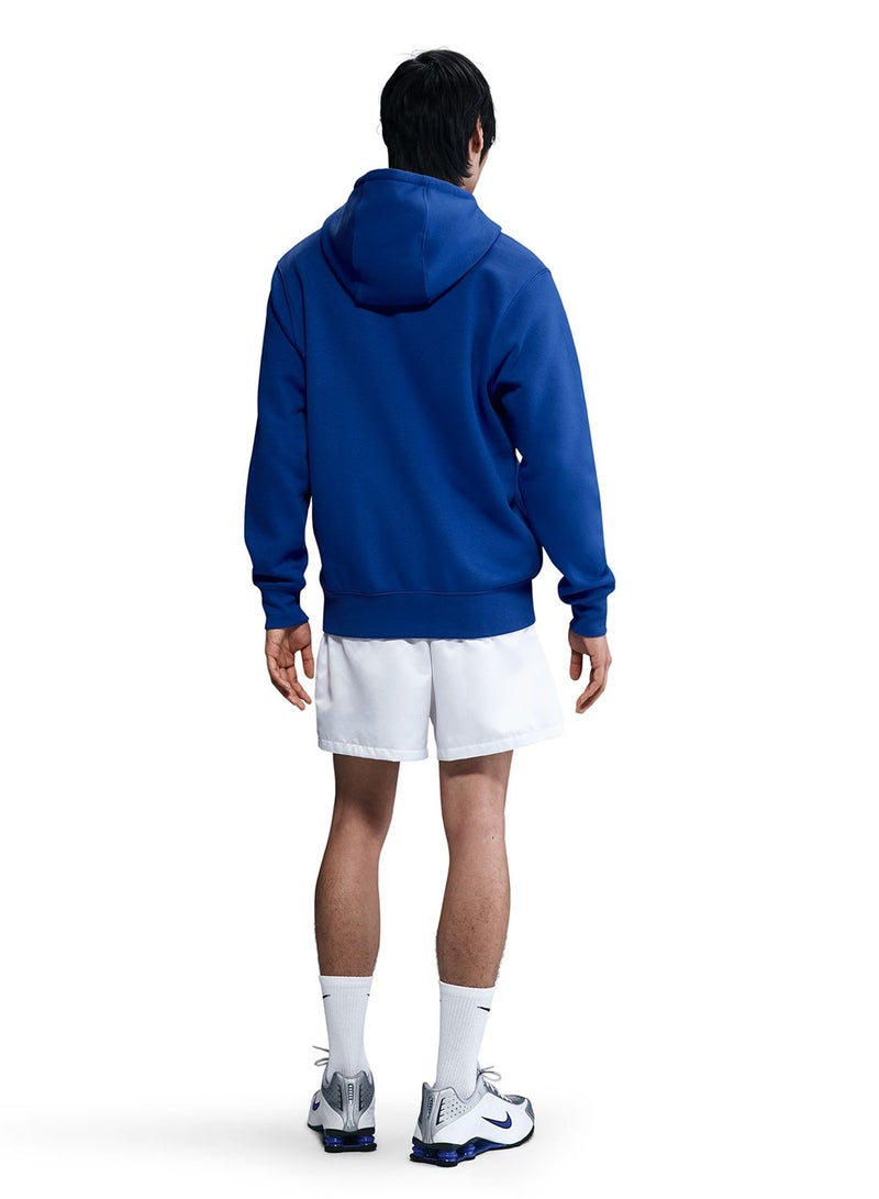 Nike Club Brushed Pullover Hoodie - Image 2