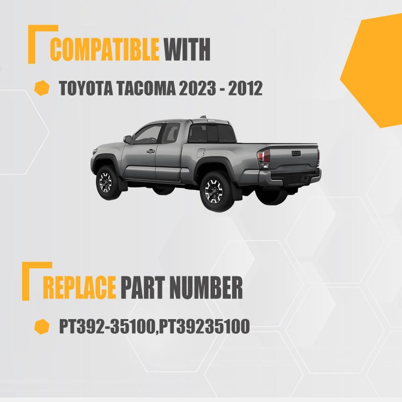 GSPSCN Tailgate Bedstep Rear Bed Step Replacement for Toyota Tacoma 2023-2012, Folding Truck Step Retractable Bumper Tailgate Step #PT392-35100 - Image 2