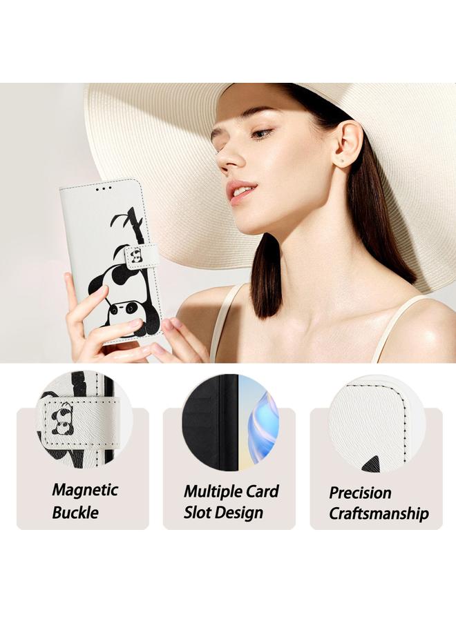 S-TOP Case For iPhone 15 Pro Max Art Colored Drawing Pattern Leather Phone Case - Image 5