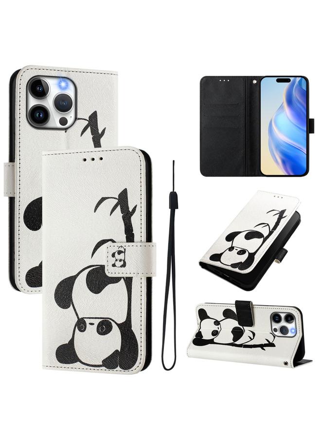 S-TOP Case For iPhone 15 Pro Max Art Colored Drawing Pattern Leather Phone Case - Image 1