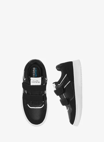 Mister Duchini Boys Panelled Sneakers with Hook and Loop Closure
