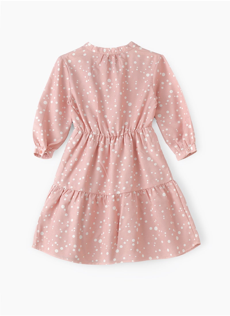 Jelliene Tween Twirl: Girls' Flowy Georgette Dress Breezy Comfort & Summer Chic  - Image 2